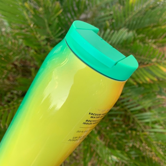 Starbucks Ombre Stainless Water Bottle Tumbler Green Orange Cup 20oz New 2022 - Picture 14 of 17